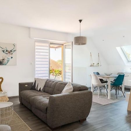 Appartement Climatise 70 M2, Proximite De Colmar Sainte-Croix-en-Plaine Exteriér fotografie